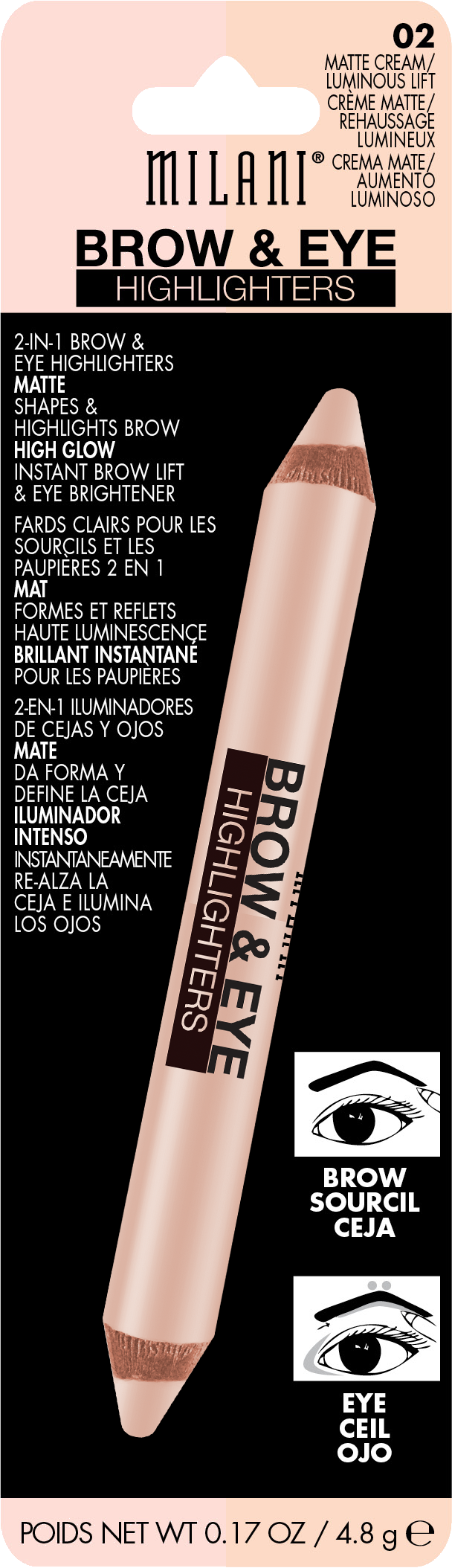 BROW & EYE HIGHLIGHTERS Col.02