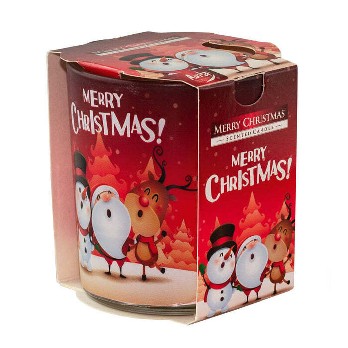 Christmas scented candle
