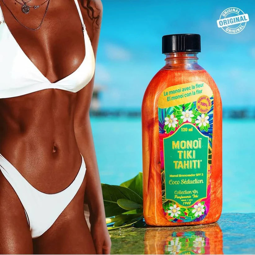 Monoi Tiki Coco Seduction Spf3 with glitter