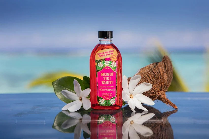 Monoi Tiki Tiare Hypnose Spf 3 with glitter