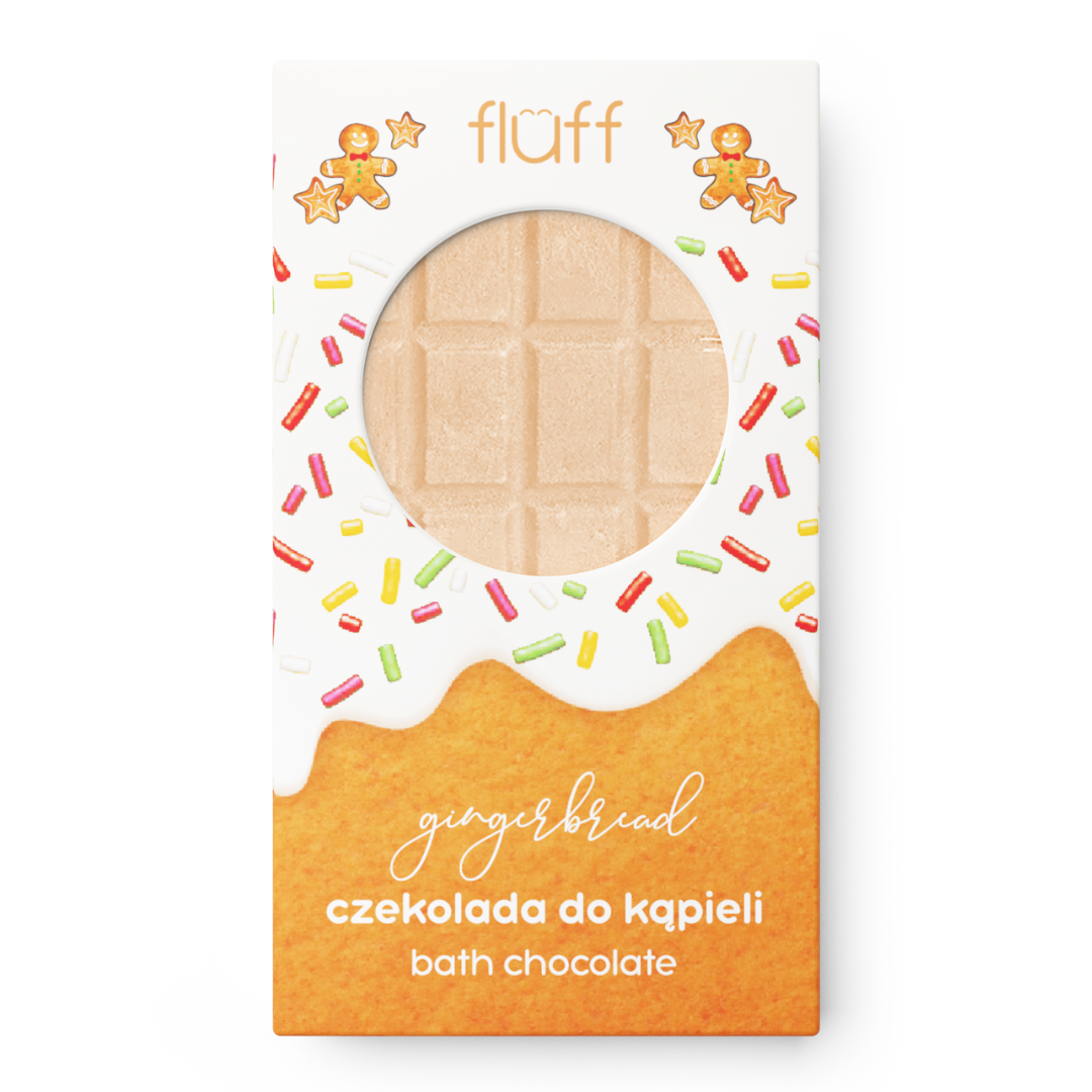 Fluff Chocolate Bar Bath Bomb "Gingerbread"