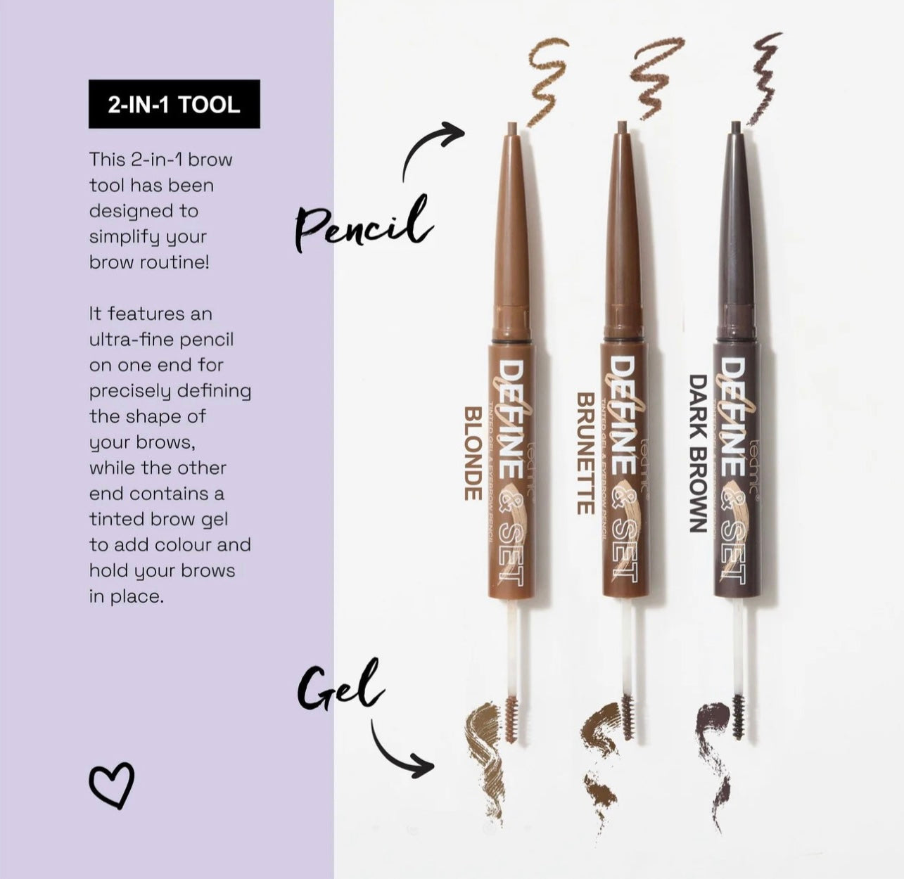 Technic Brow Define & Set 2-in-1