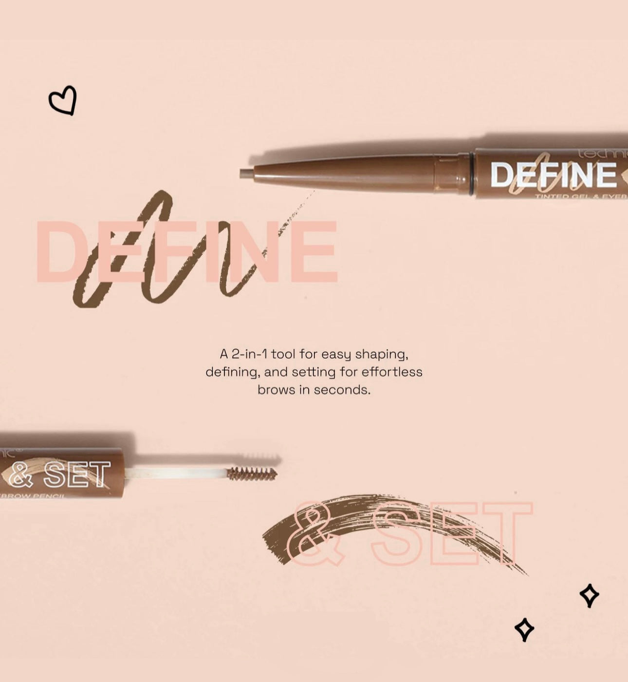 Technic Brow Define & Set 2-in-1