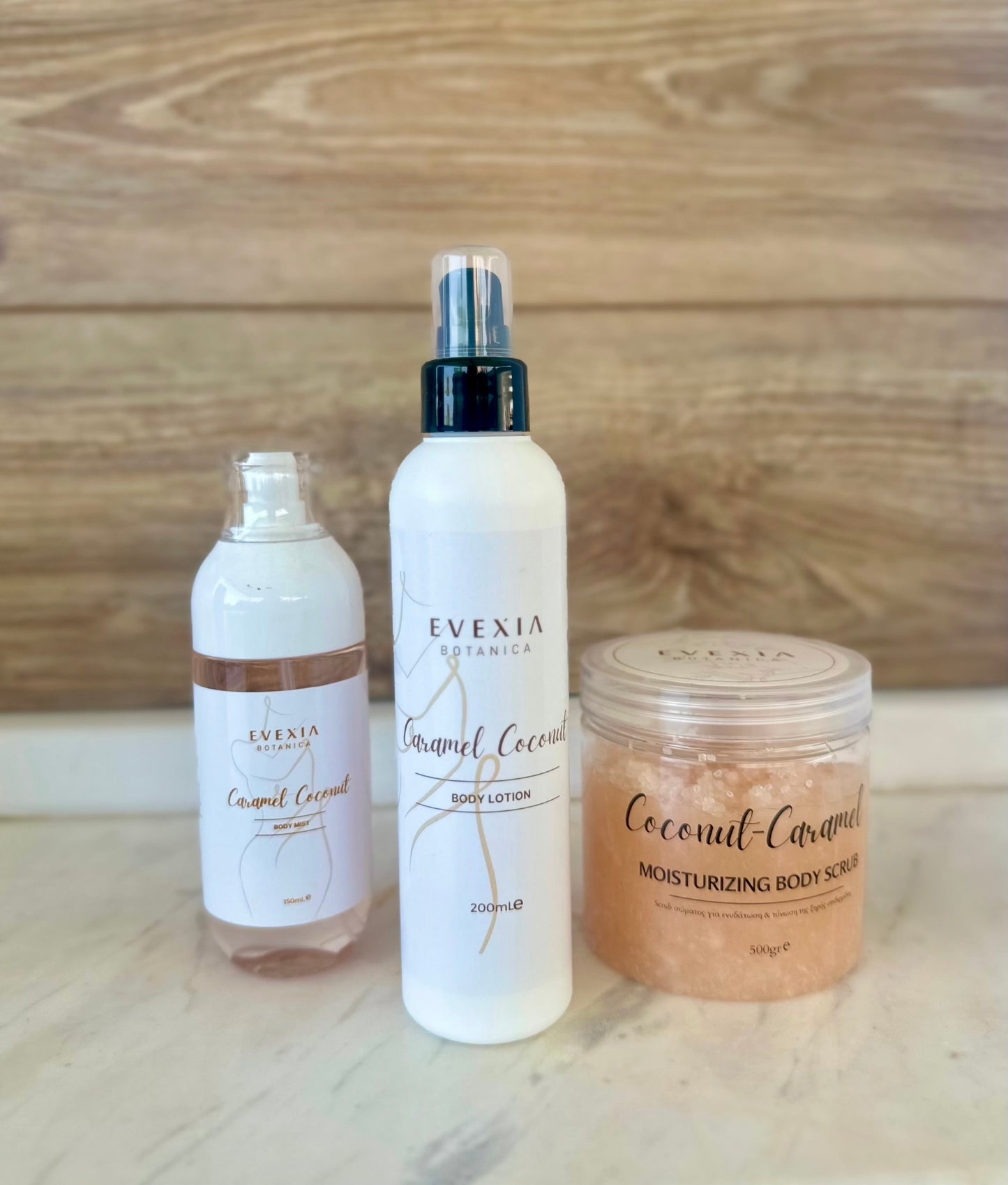 Coconut & Caramel 3 pcs set