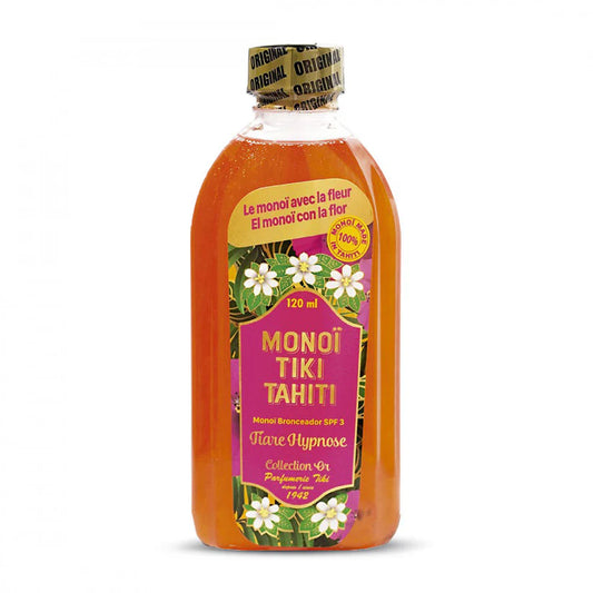 Monoi Tiki Tiare Hypnose Spf 3 with glitter